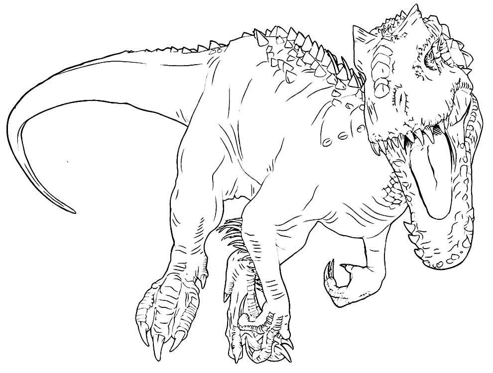 desenhos de t rex para colorir 20