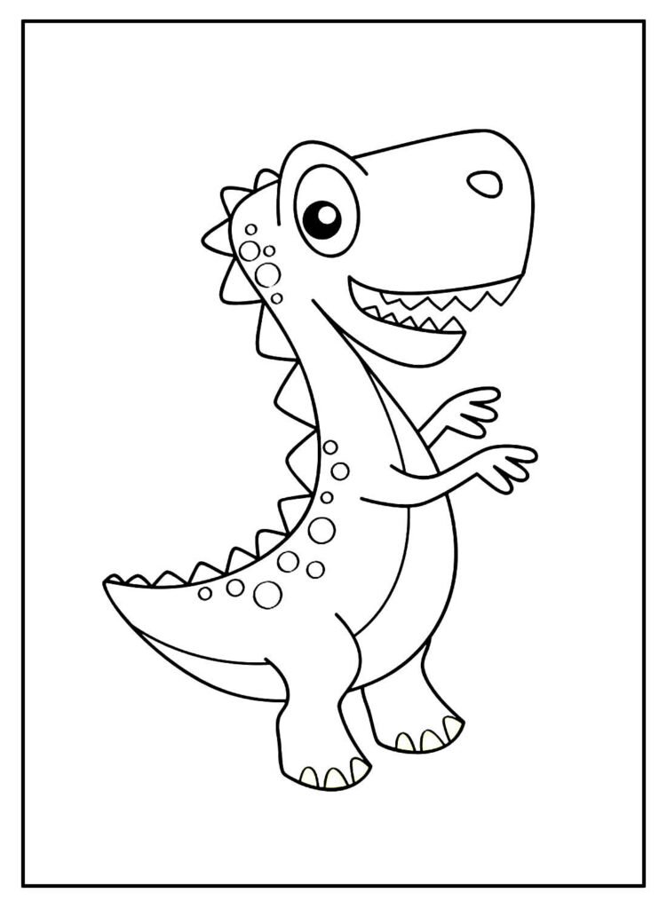 desenhos de t rex para colorir 27