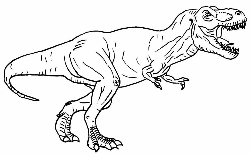 desenhos de t rex para colorir 6