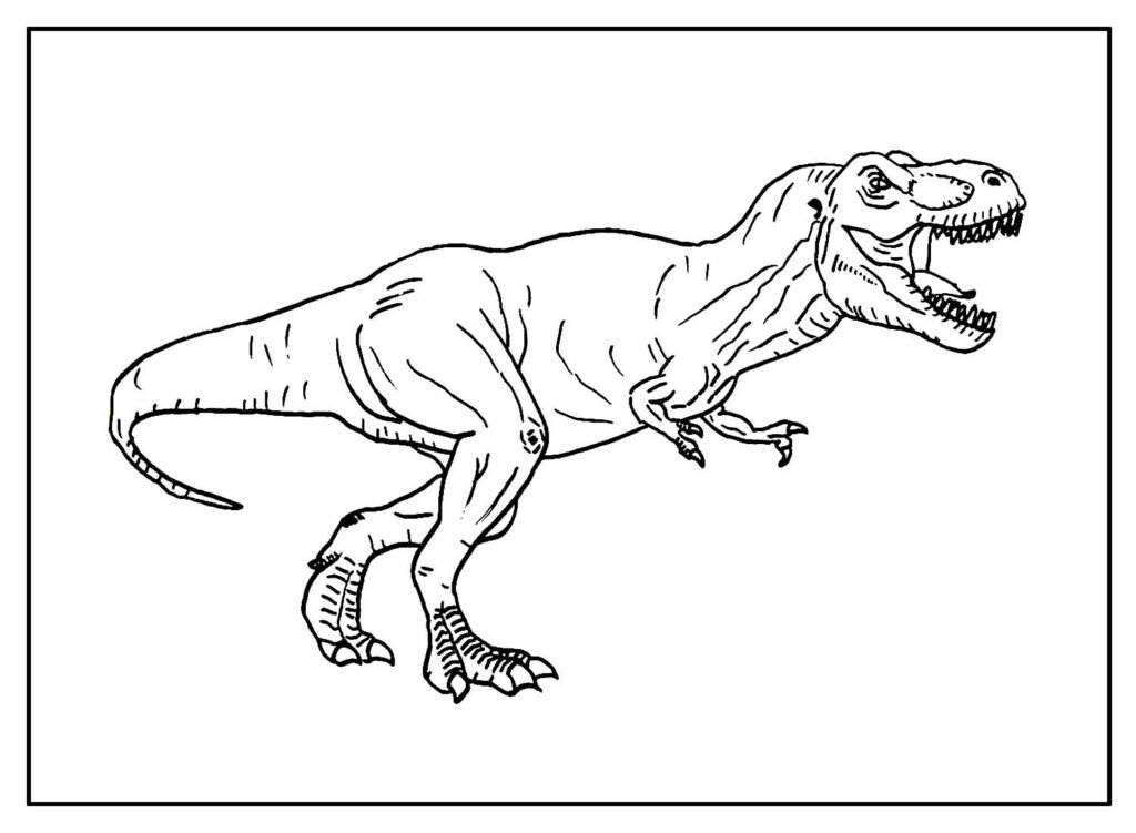 desenhos de t rex para colorir 7 1