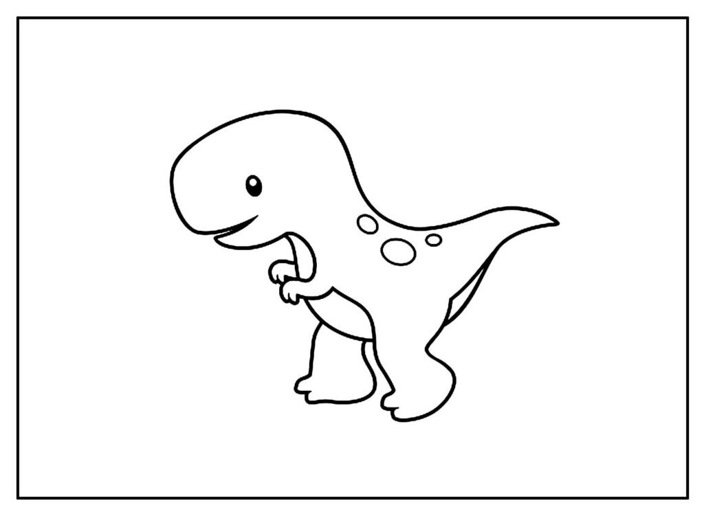 Desenhos de T-Rex para colorir - Pop Lembrancinhas - Alfabetização