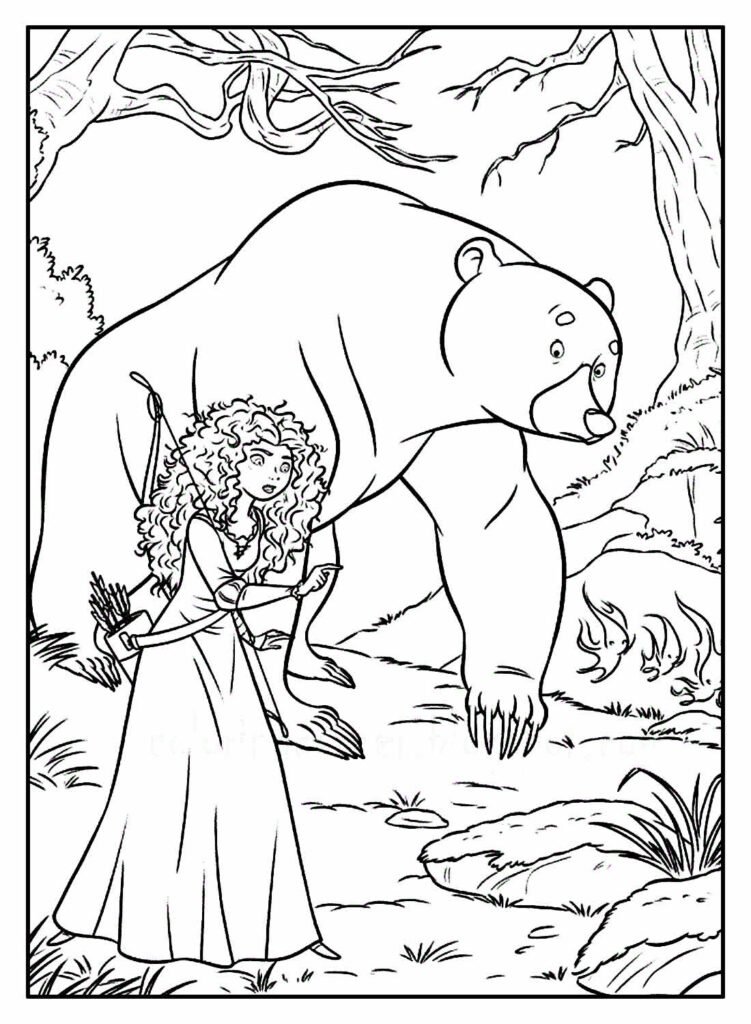 desenhos de valente para colorir 14