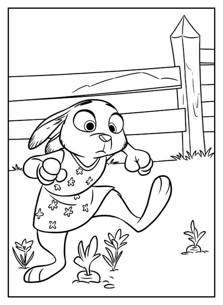 desenhos de zootopia para colorir 11