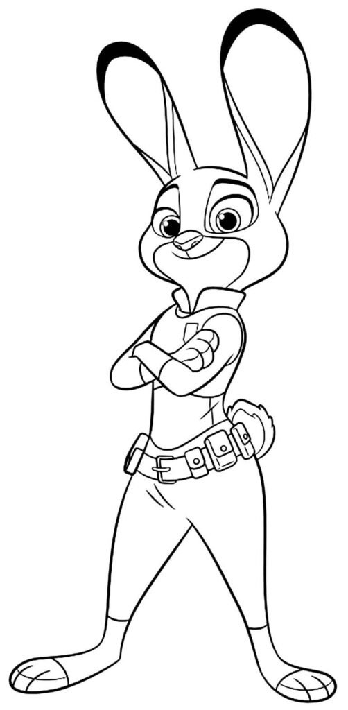 desenhos de zootopia para colorir 24