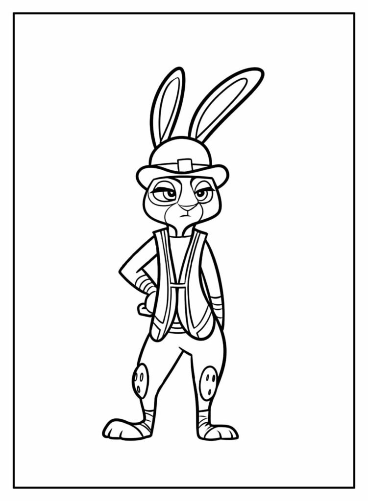 desenhos de zootopia para colorir 27