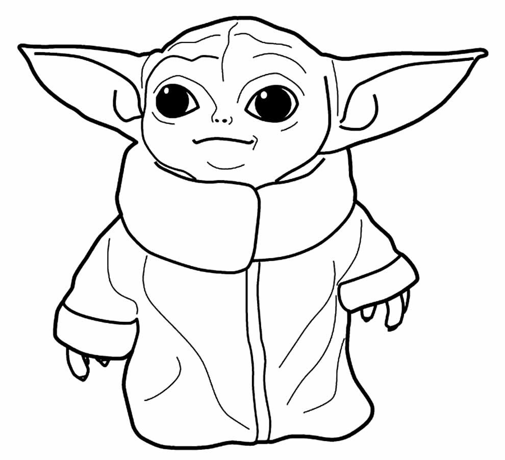 desenhos do baby yoda para colorir 18