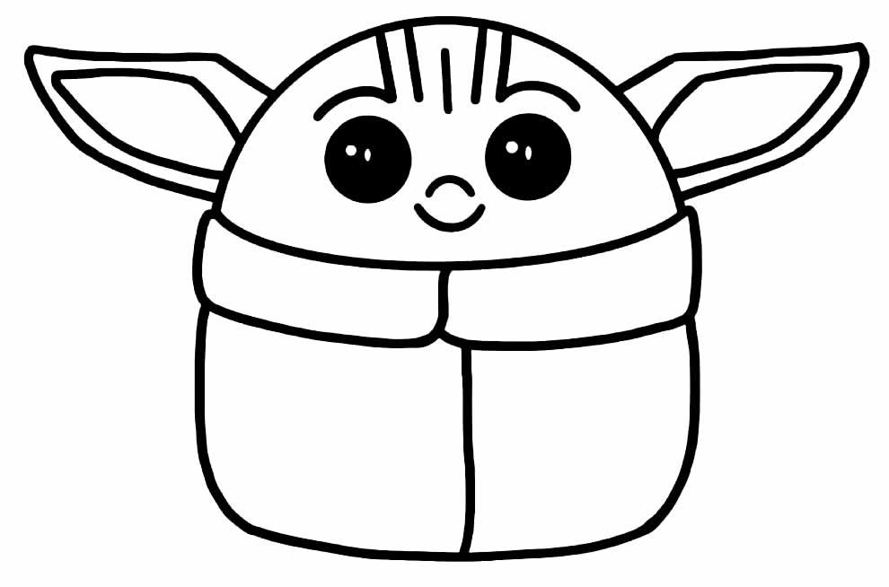 desenhos do baby yoda para colorir 3