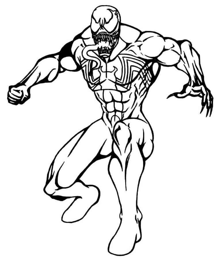 Desenhos De Venom Para Colorir E Imprimir