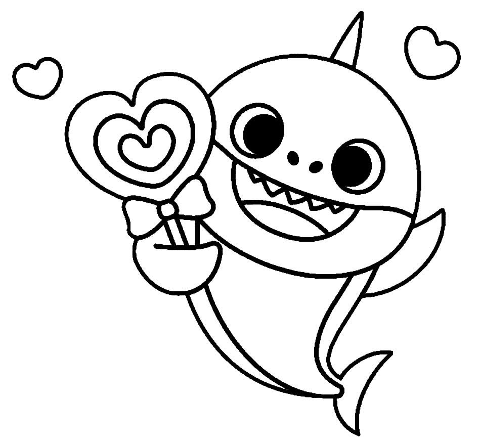 50+ Desenhos do Baby Shark para colorir - Dicas Práticas