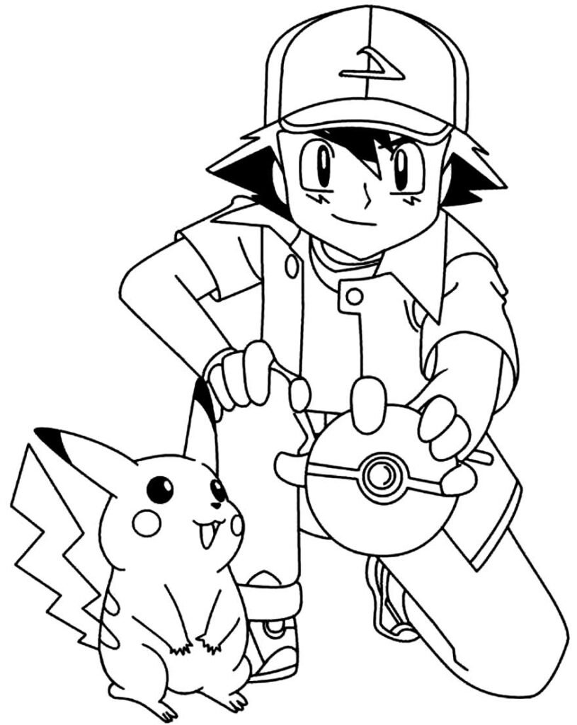 Imprimir para colorir e pintar o desenho Pokemon - 3510