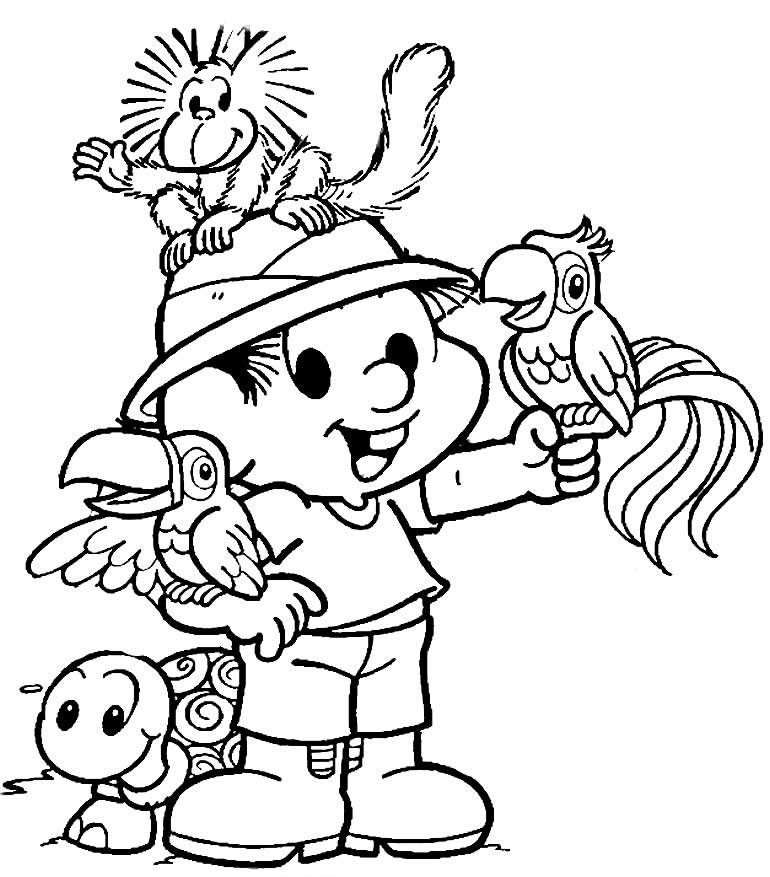 desenhos para colorir do chico bento 13