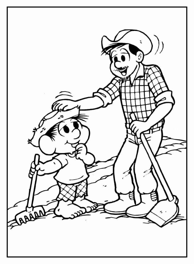 desenhos para colorir do chico bento 7