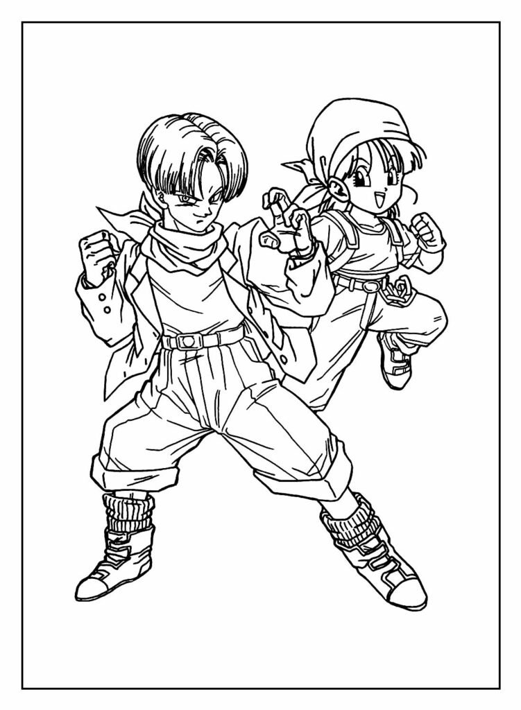 Desenhos para Imprimir Dragon Ball Z 17