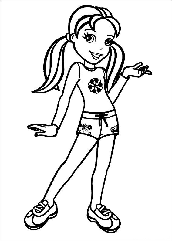 desenhos polly pocket para colorir imprimir