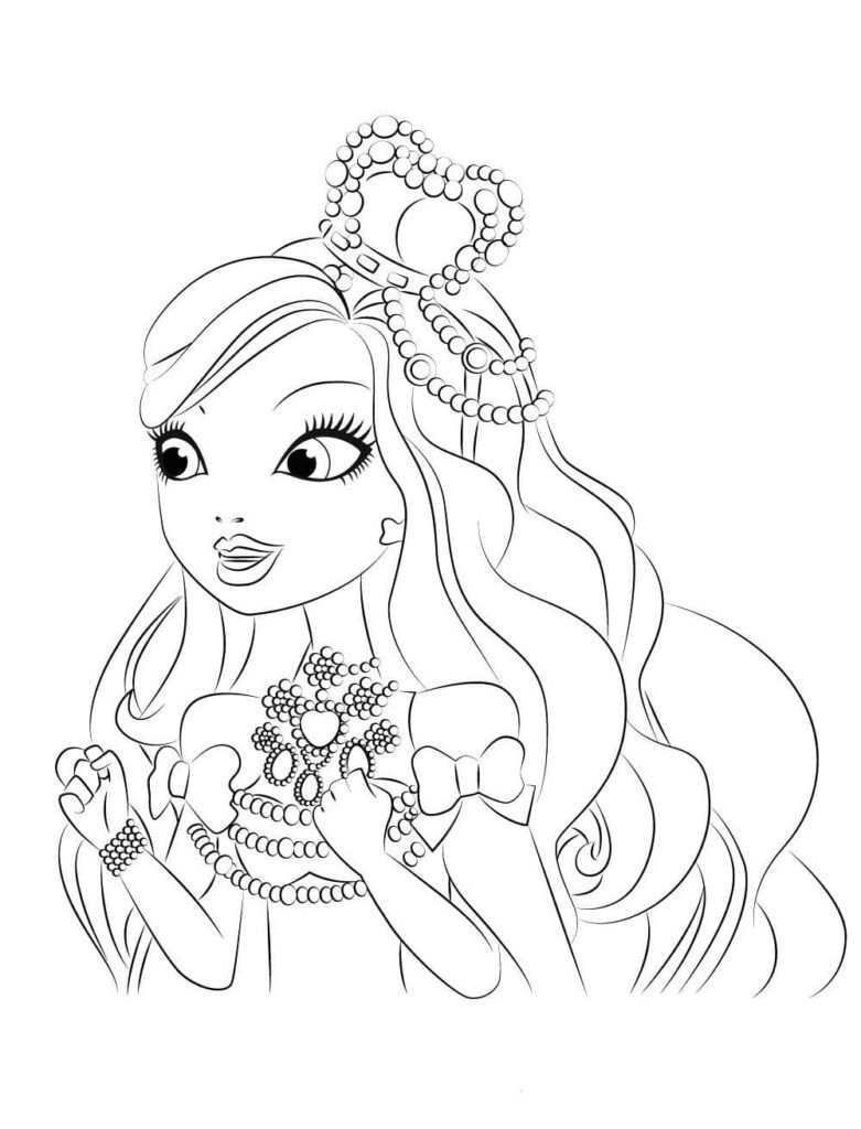 ever after high para colorir bom 2