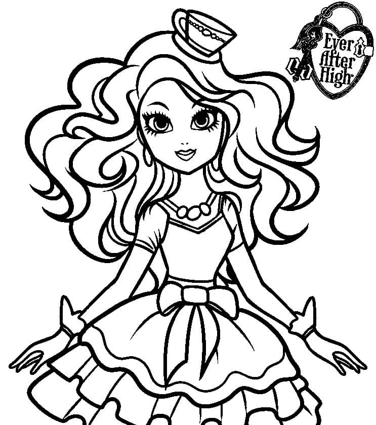 ever after high para colorir xicara