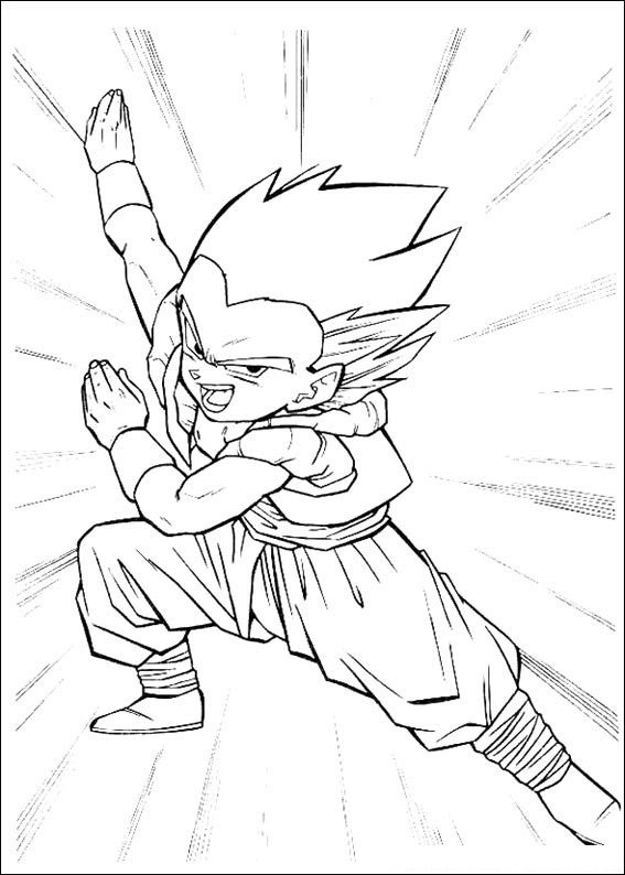 Dragon Ball Desenhos - Desenho simples da fusão Goten Trunks e Gotenks  By: #Gohan