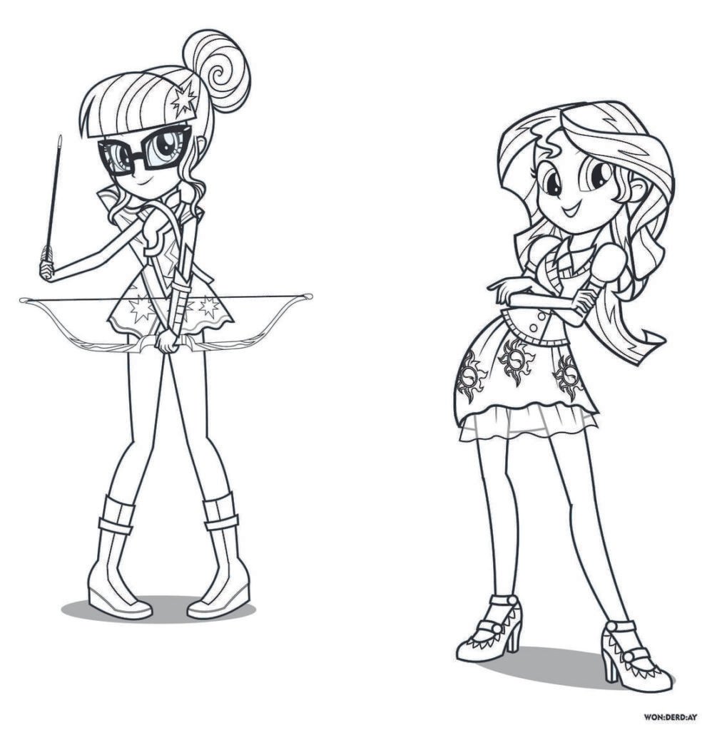 imagens equestria girls para colorir lindas (2)