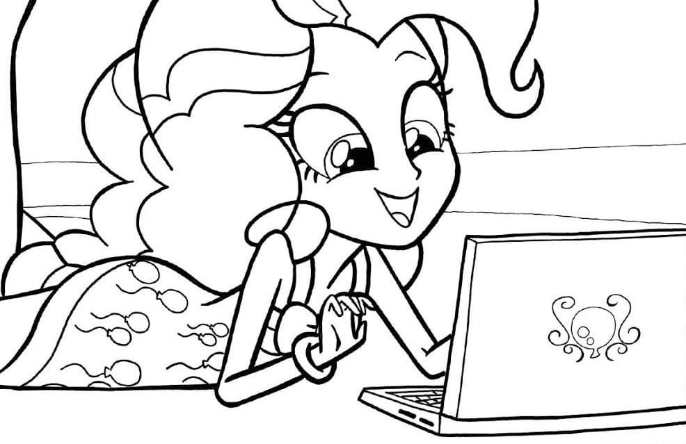 imagens equestria girls para colorir pc