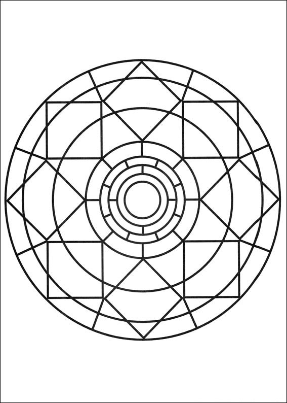 mandala para colorir 4