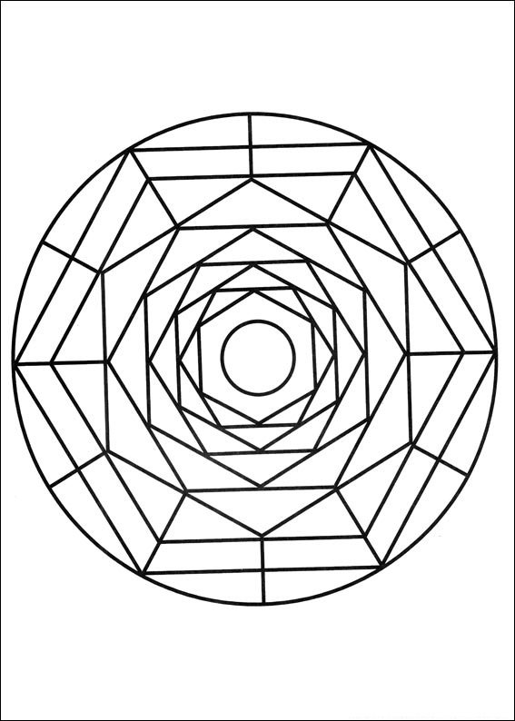 mandala para colorir dificil