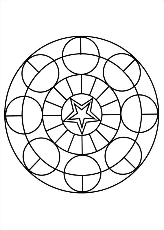 mandala para colorir estrela circulo (2)