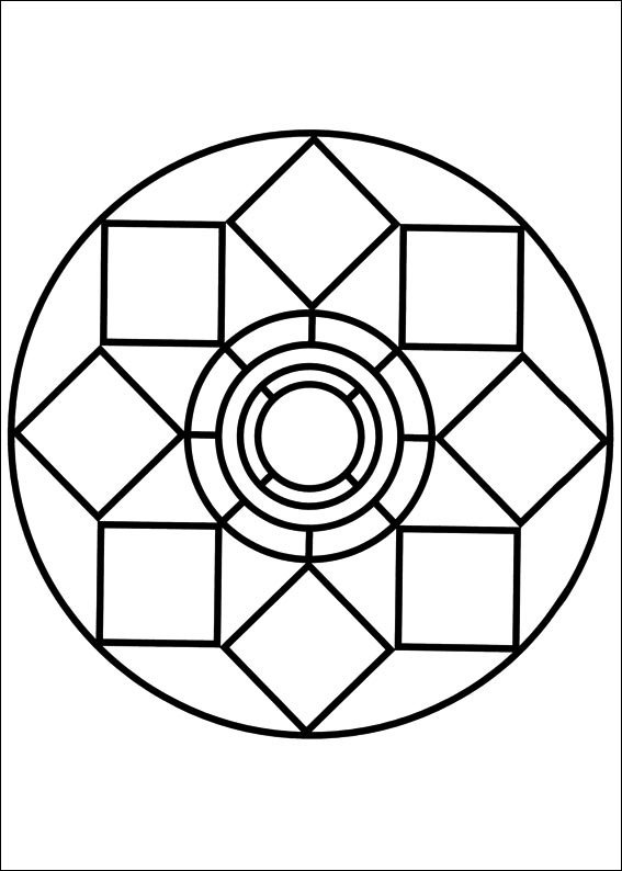 mandala para colorir lotus