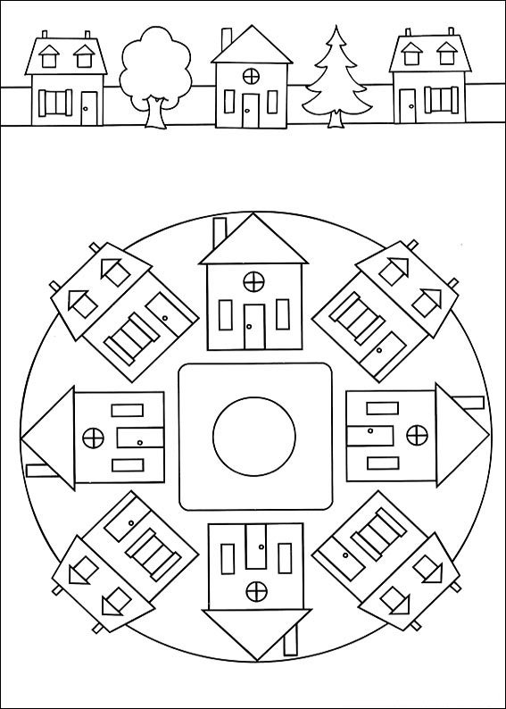 mandalas para colorir infantil abelhas