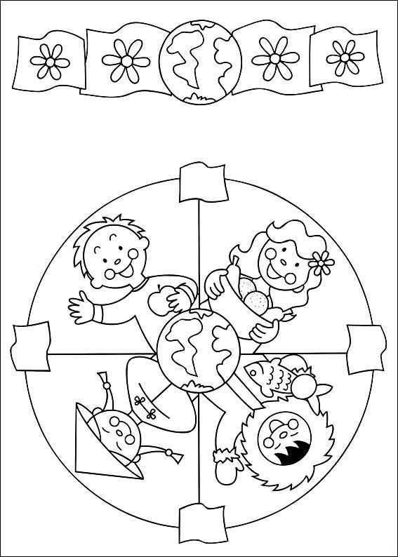 mandalas para colorir infantil crianças