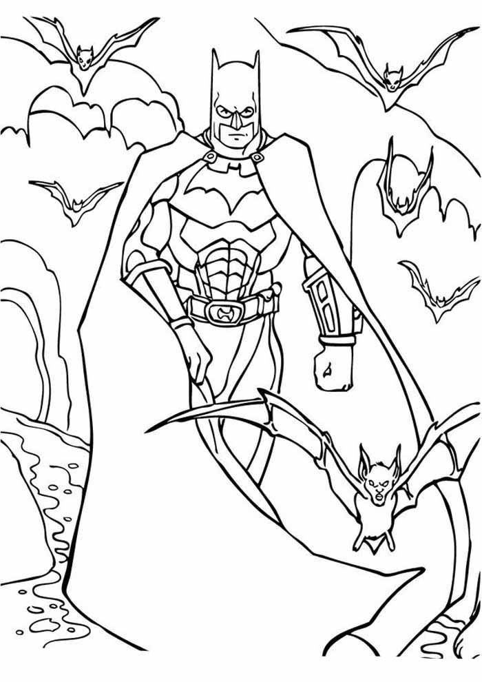 super herois para colorir dark knight