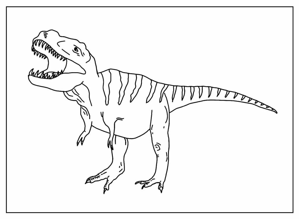 Desenho Para Colorir luta entre t-rex e estegossauro - Imagens Grátis Para  Imprimir - img 31138