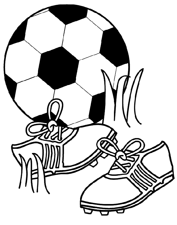 bola de futebol para colorir 1