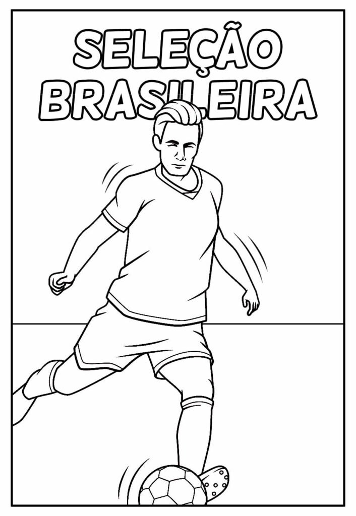 desenho da selecao brasileira para colorir 15