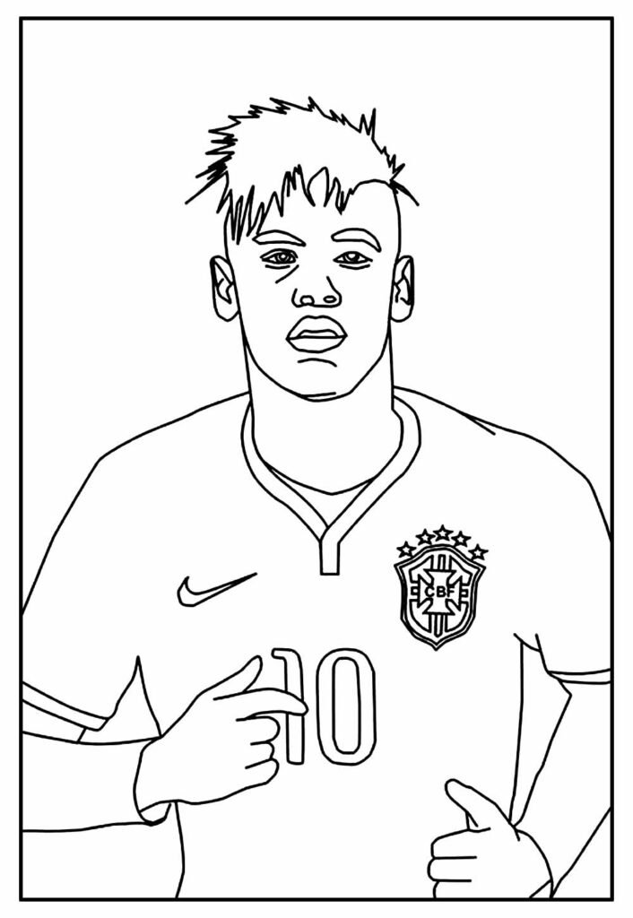 desenho da selecao brasileira para colorir 2