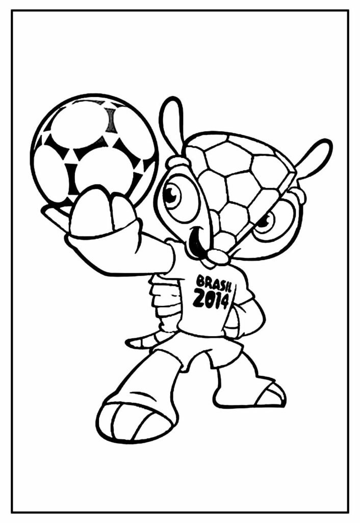 desenho da selecao brasileira para colorir 8