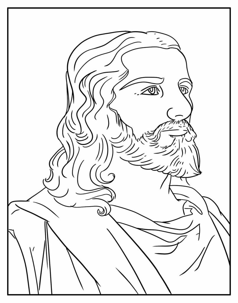 desenho de jesus para colorir 27