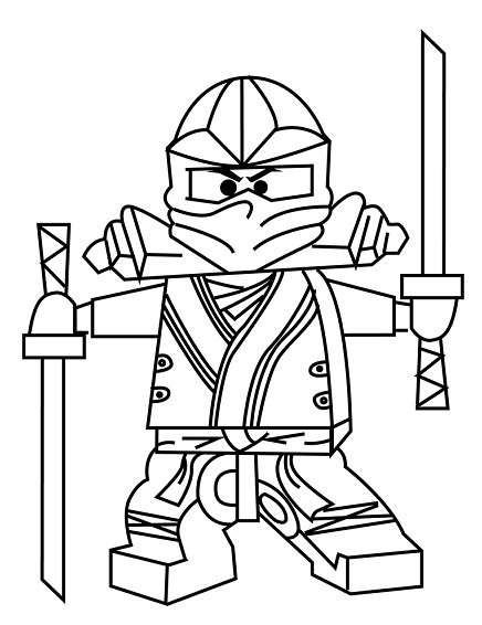 Desenho de Mini ninja para colorir - Tudodesenhos