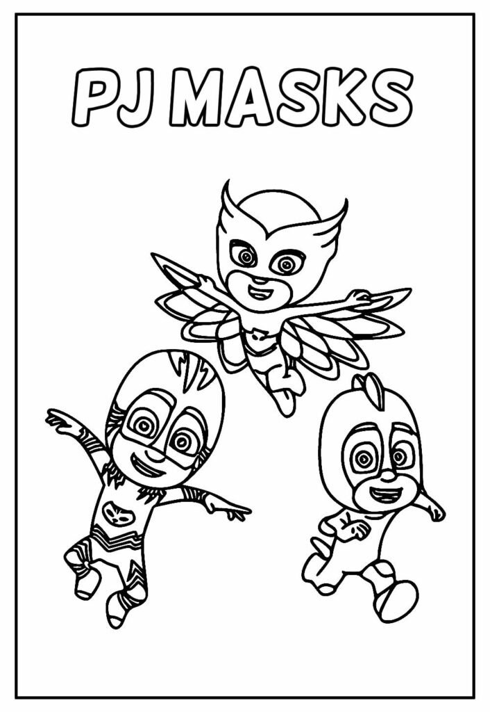 desenho de pj masks para colorir 12