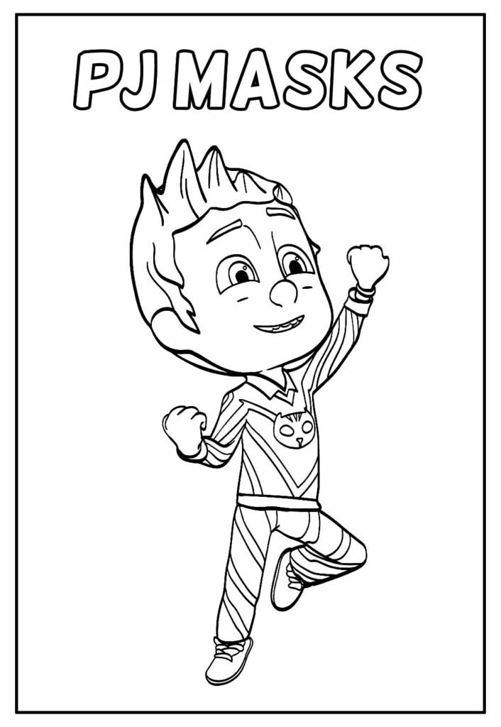 desenho de pj masks para colorir 4