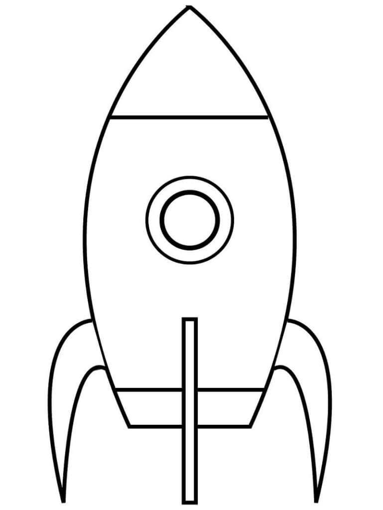 desenho nave espacial para colorir 1