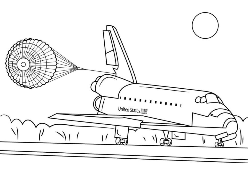 desenho nave espacial para colorir 11