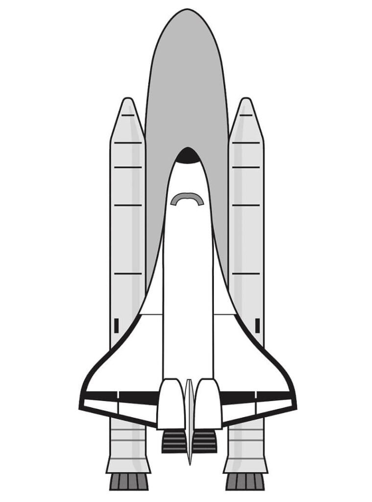 desenho nave espacial para colorir 17