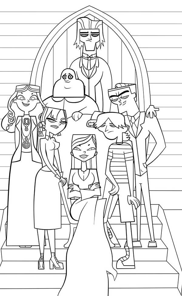 desenhos da familia addams