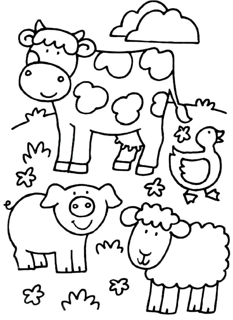 desenhos de animais da fazenda 52