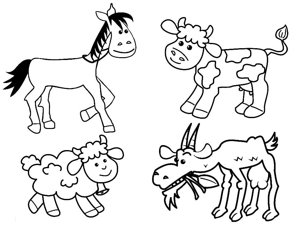 desenhos de animais da fazenda 72