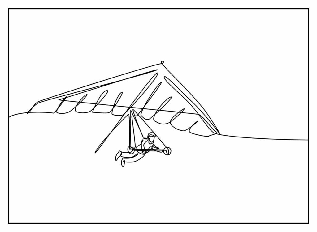 desenhos de asa delta para colorir 21