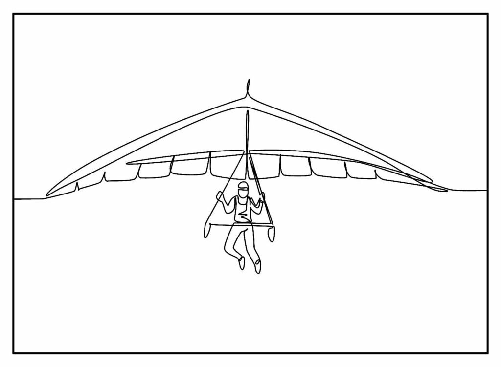 desenhos de asa delta para colorir 22