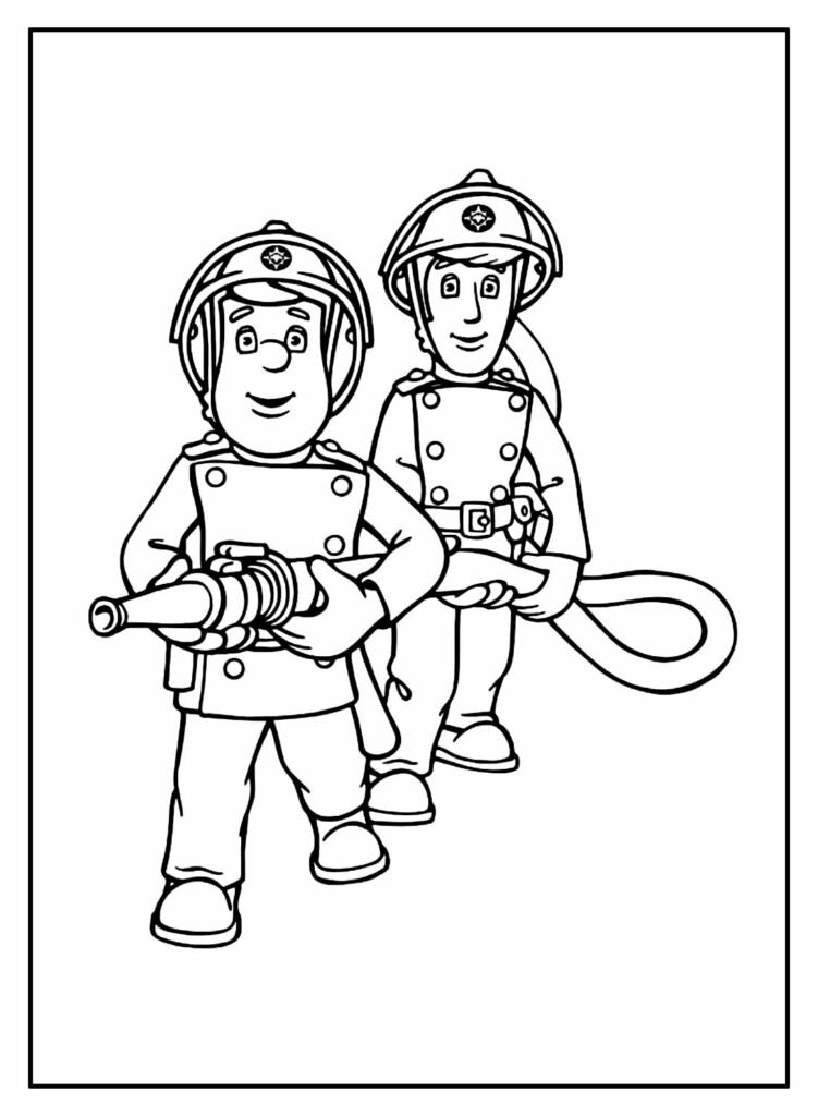 desenhos de bombeiro para colorir 26