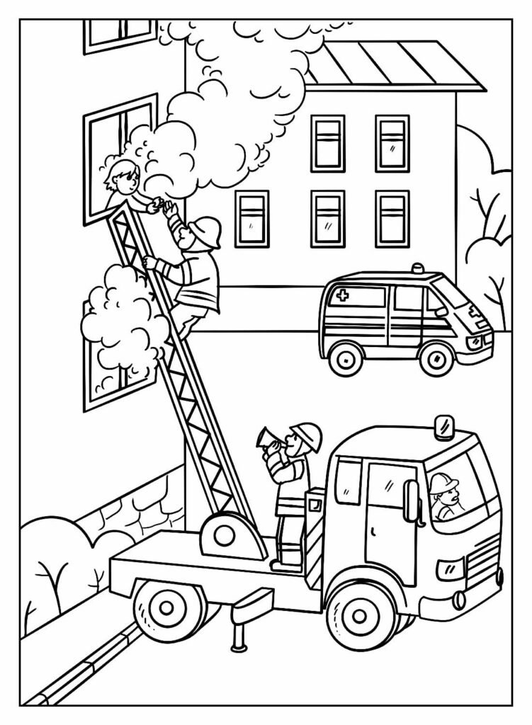 desenhos de bombeiro para colorir 31