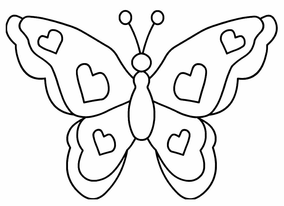desenhos de borboletas para pintar e colorir 21